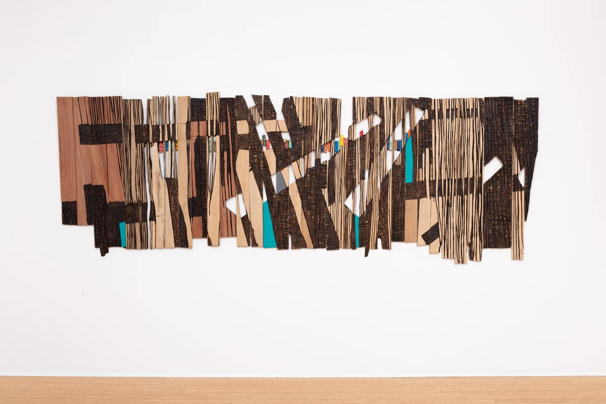 El Anatsui, Conjugation, 2024