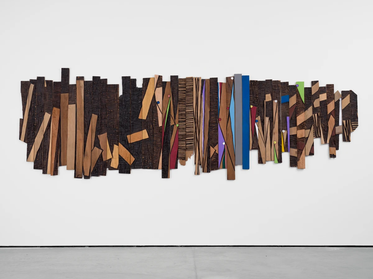 El Anatsui, Fractured World Order, 2025
