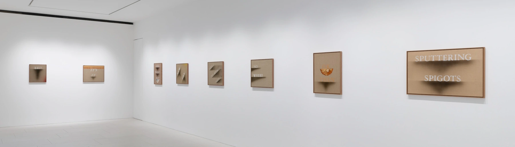 Image for Ed Ruscha: Says I, to Myself, Says I at Gagosian Davies St