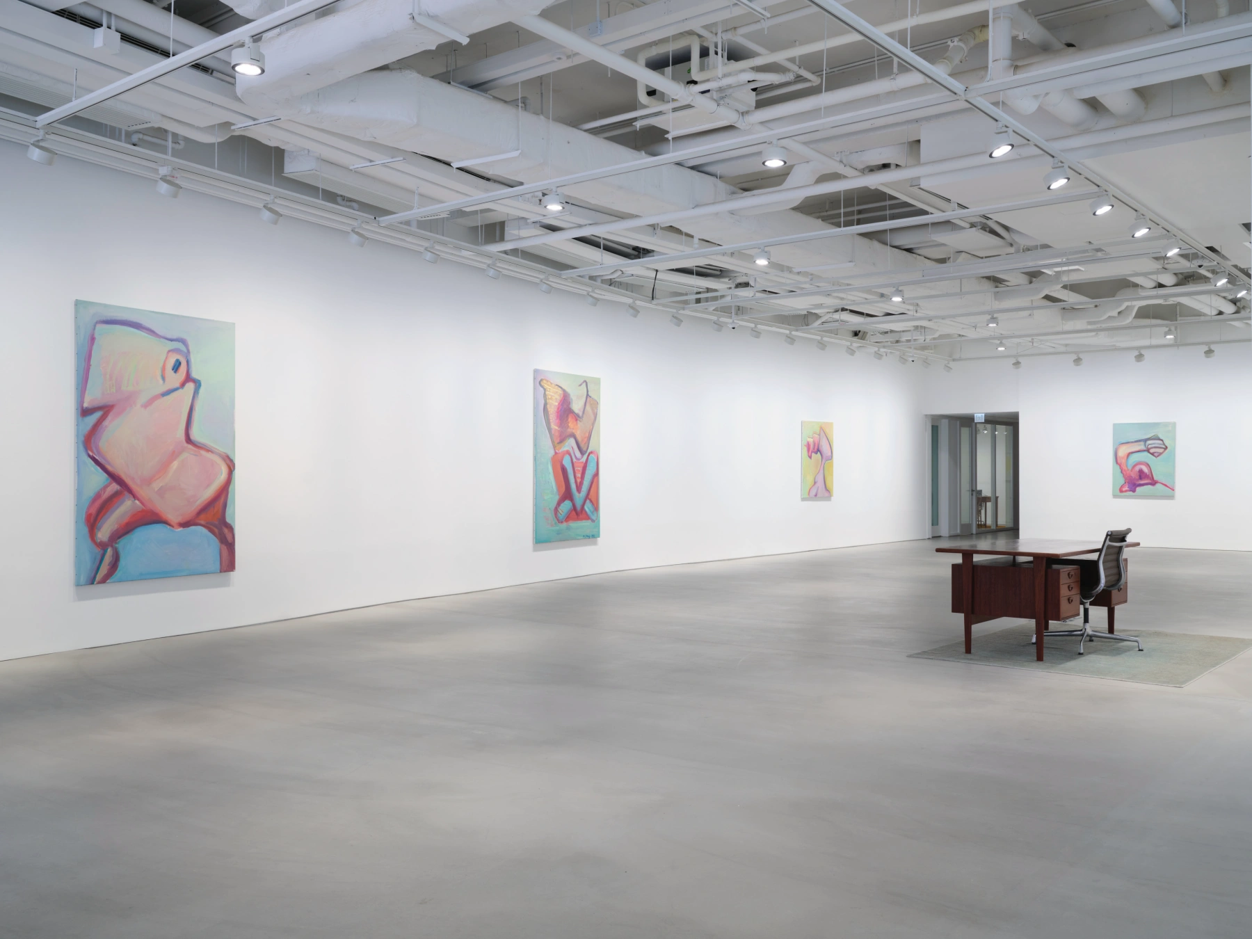 Image for Maria Lassnig. Self with Dragon, at Hauser & Wirth