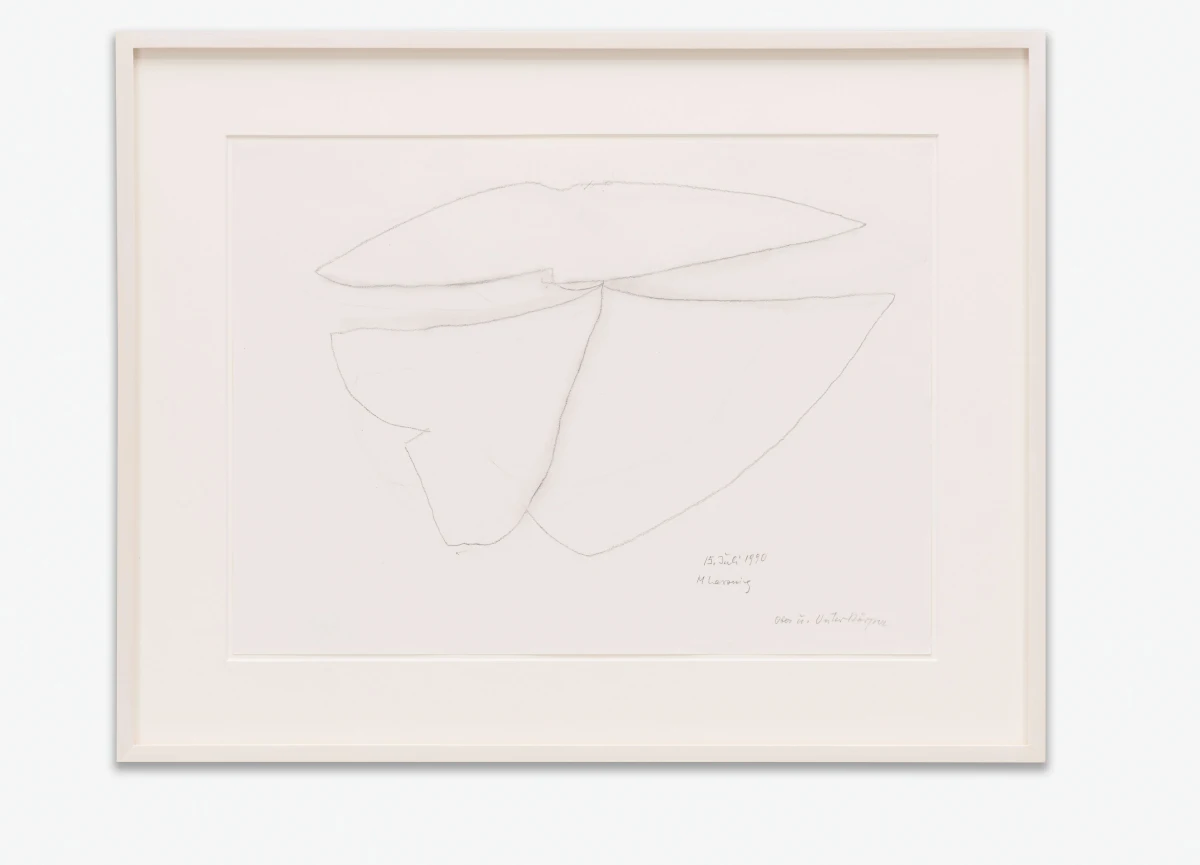 Maria Lassnig, Pipilotti Rist, Maria Lassnig & Maria Lassnig, Ober und Unterkörper (Torso and Lower Body), 1990