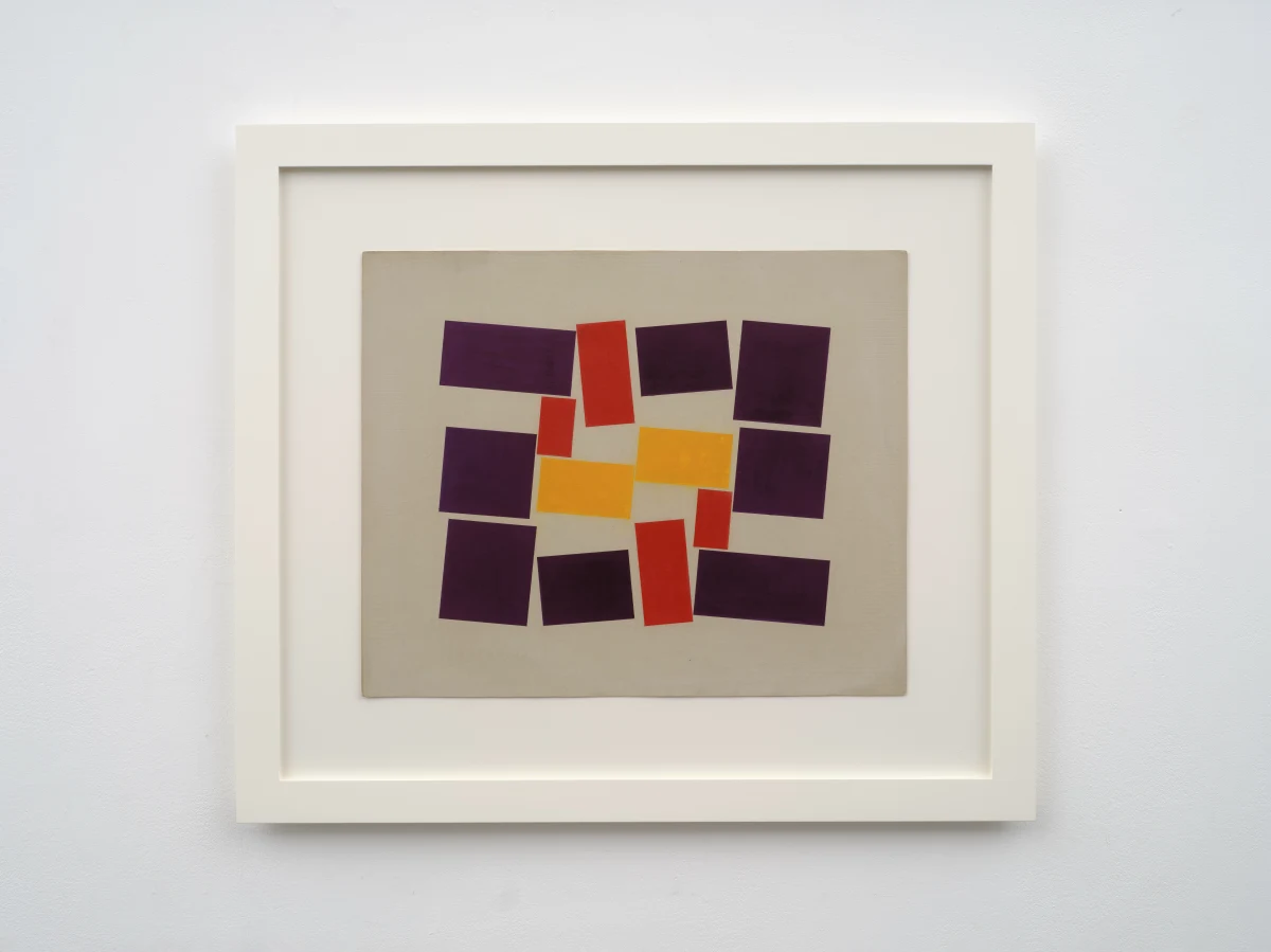 Hélio Oiticica, Untitled (Metaesquema), 1958