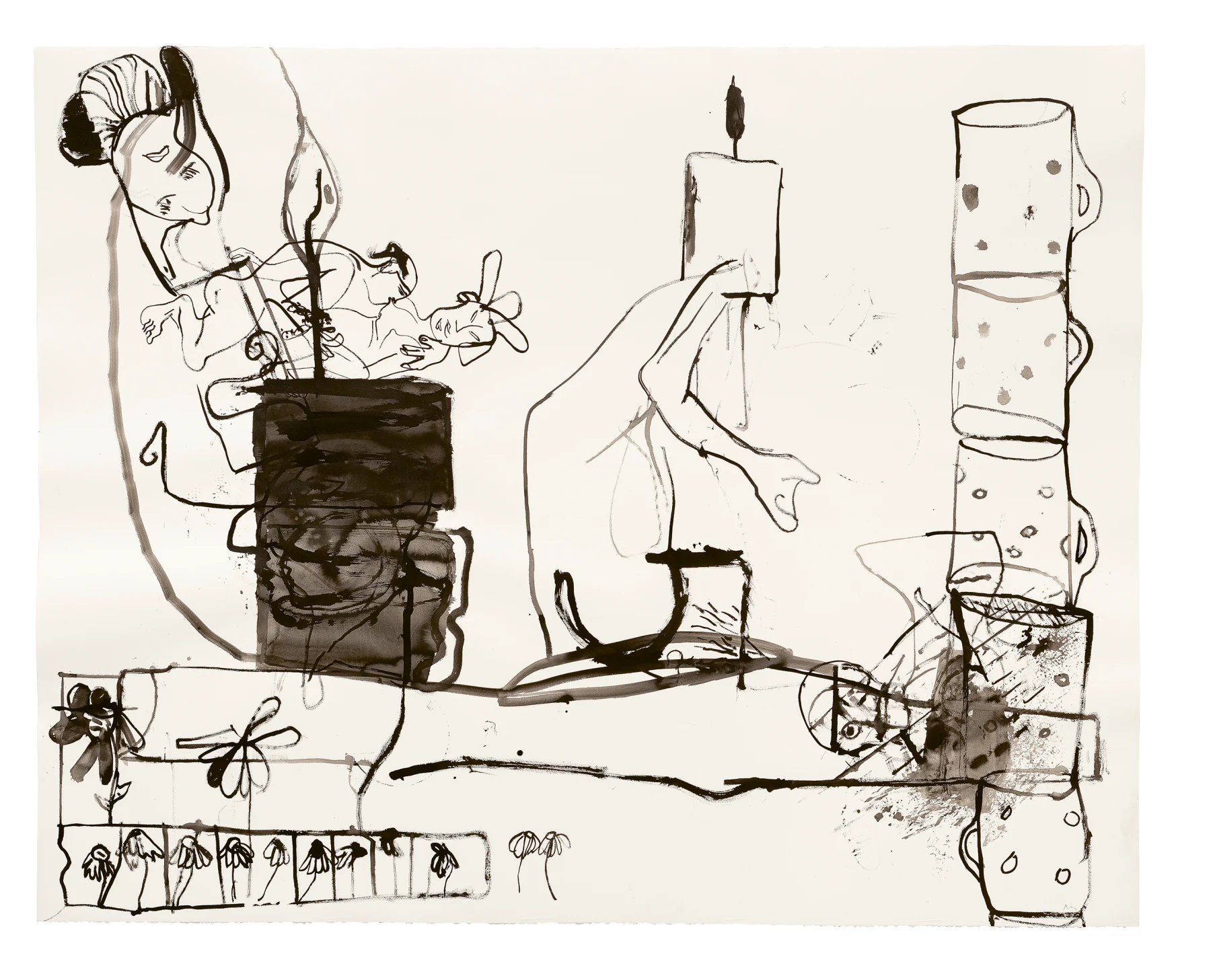 Image for Tobias Pils: Blende zum Morgen / Fade to Morning. Zeichnungen / Drawings, at Galerie Eva Presenhuber