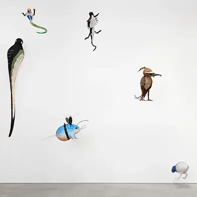 Image from Roberto Benavidez: Bosch Beasts, at Perrotin Los Angeles