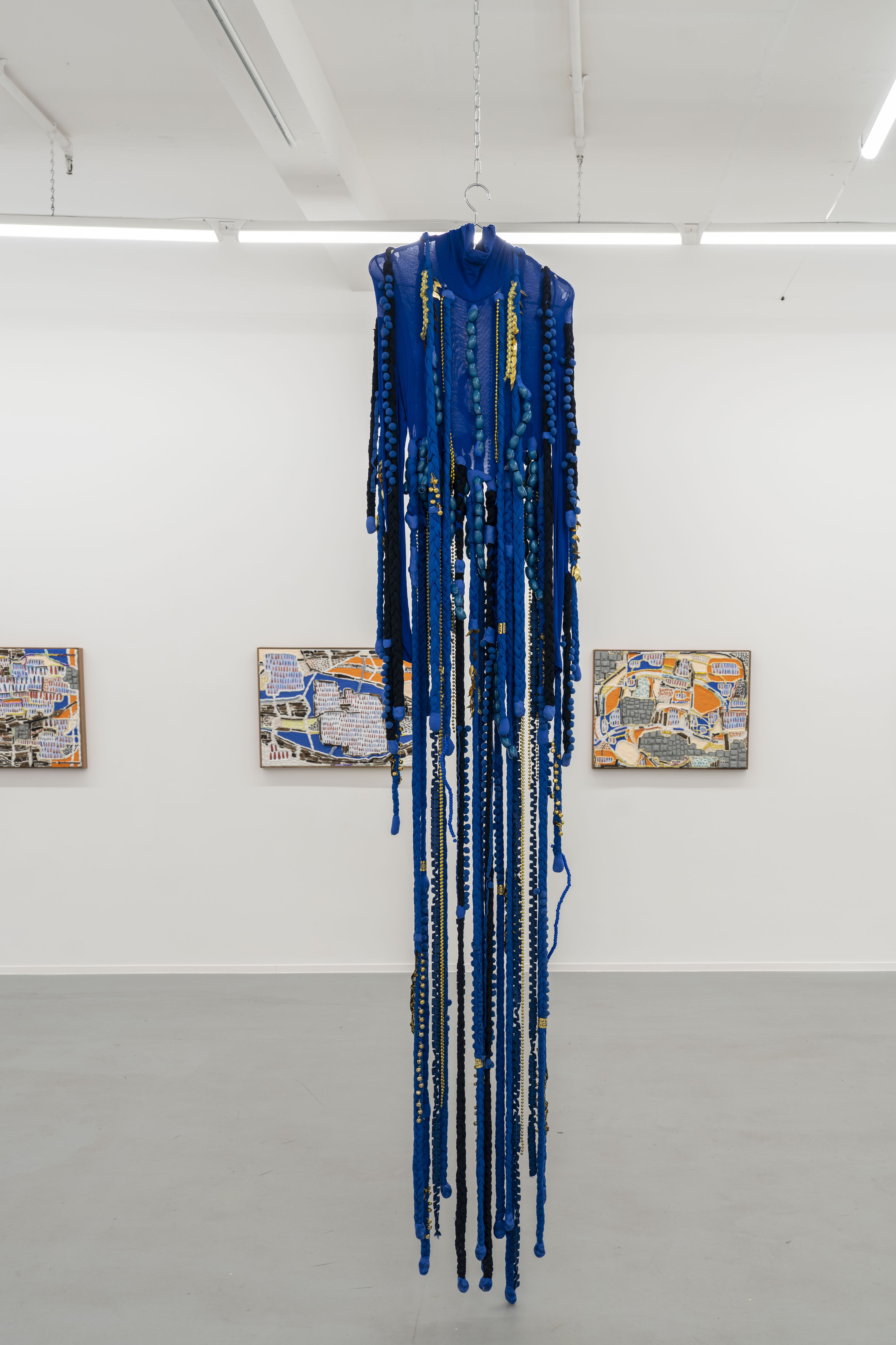 Theresa Weber, Woven Body Blue, 2024