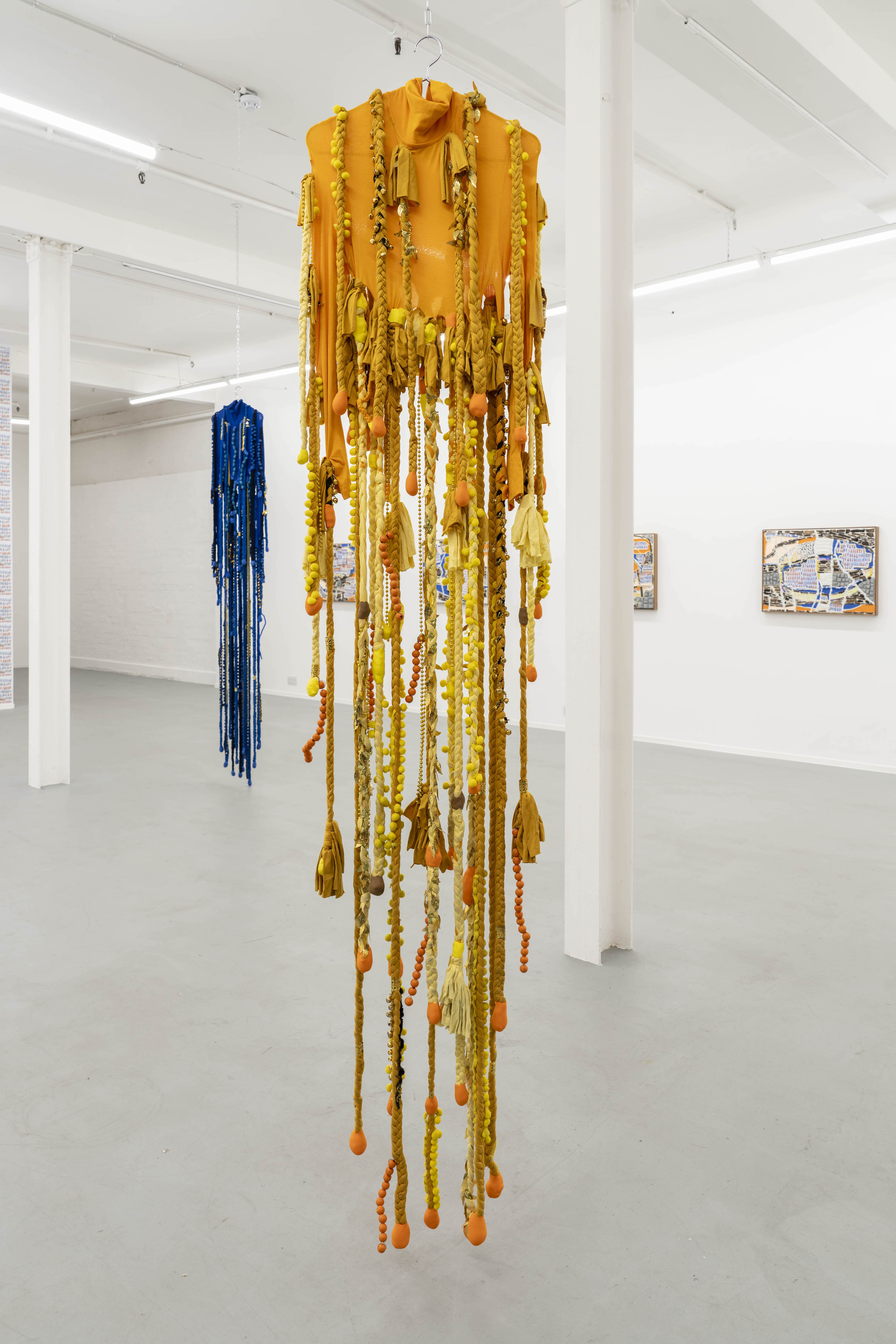 Theresa Weber, Woven Body Orange, 2024