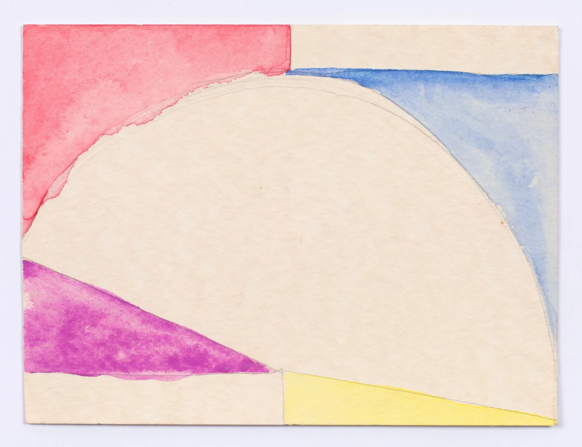 Mary Heilmann, Untitled Watercolor Study, c. 1986-1988