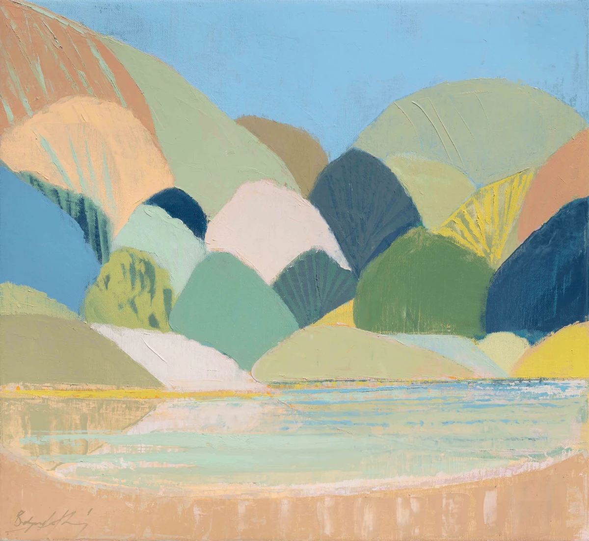 Belynda Henry, Ochre basin, 2025