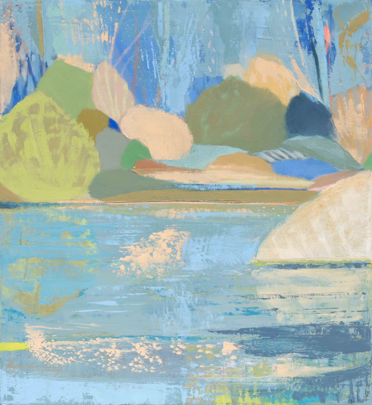 Belynda Henry, The afterglow in blue, 2025