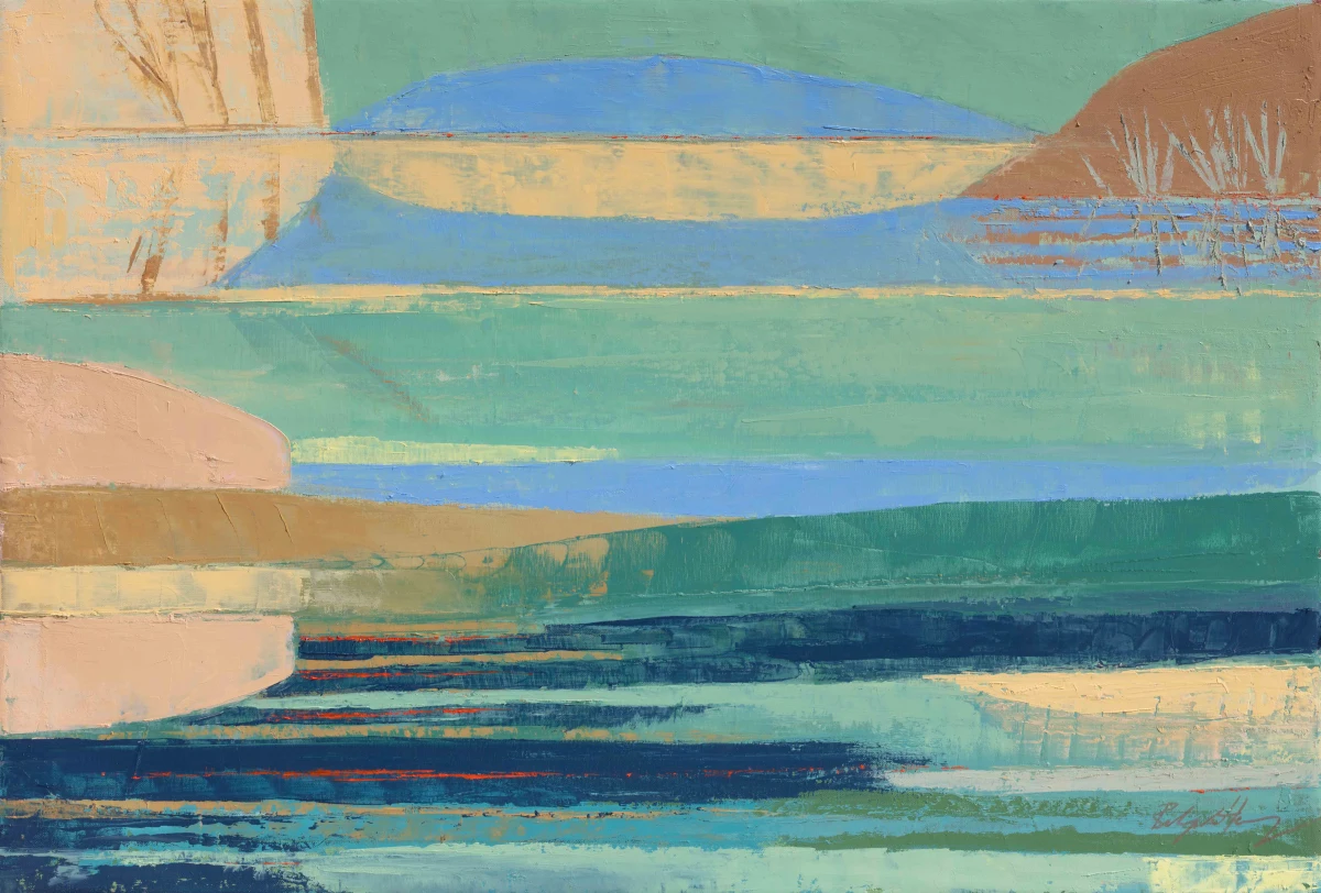 The trees and reeds at night, 2025