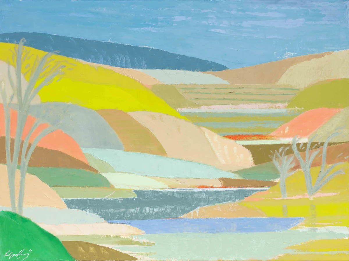 Belynda Henry, Forever green, forever blue, 2025