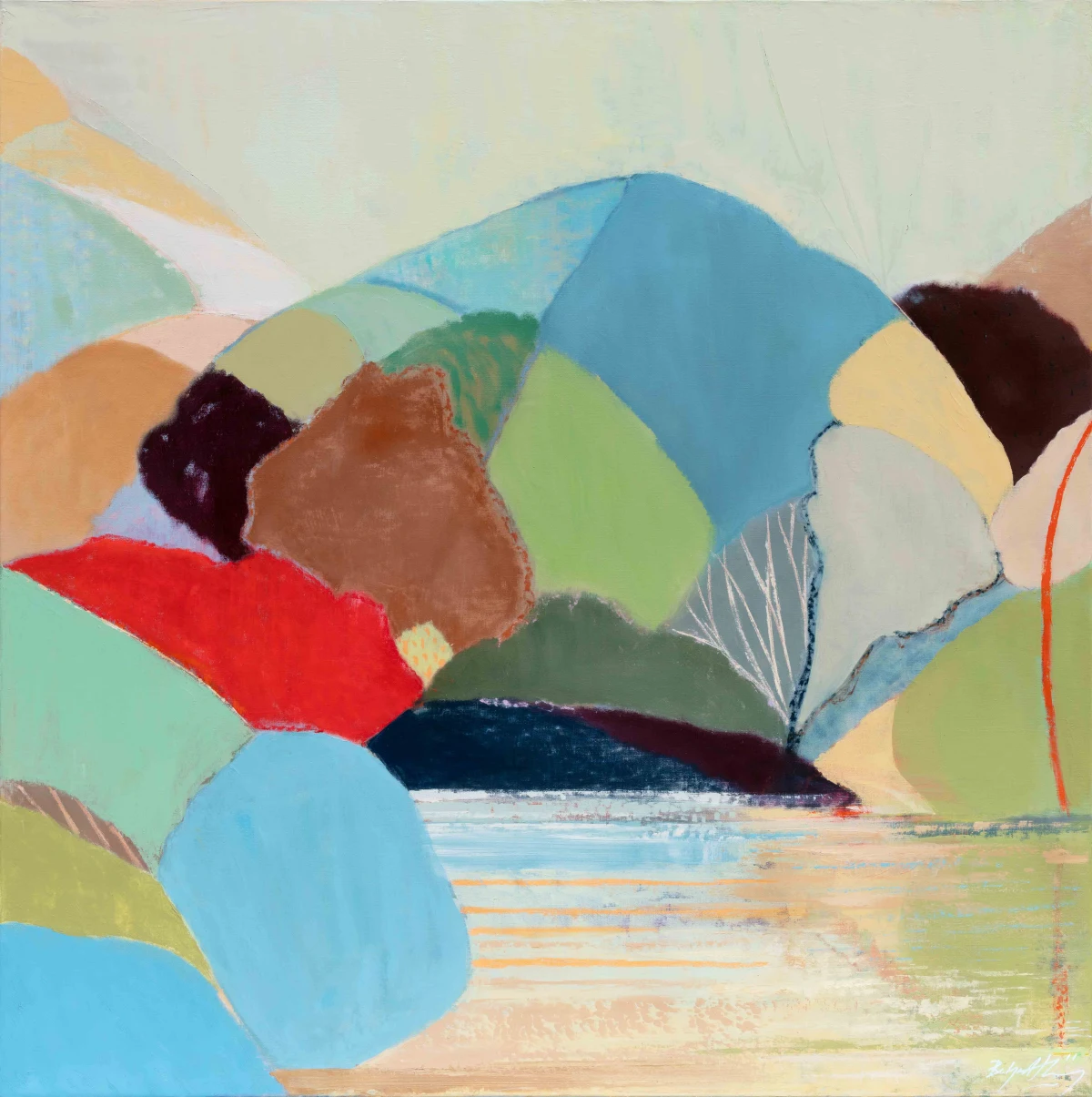 Belynda Henry, Mountain high, after the mist, 2025