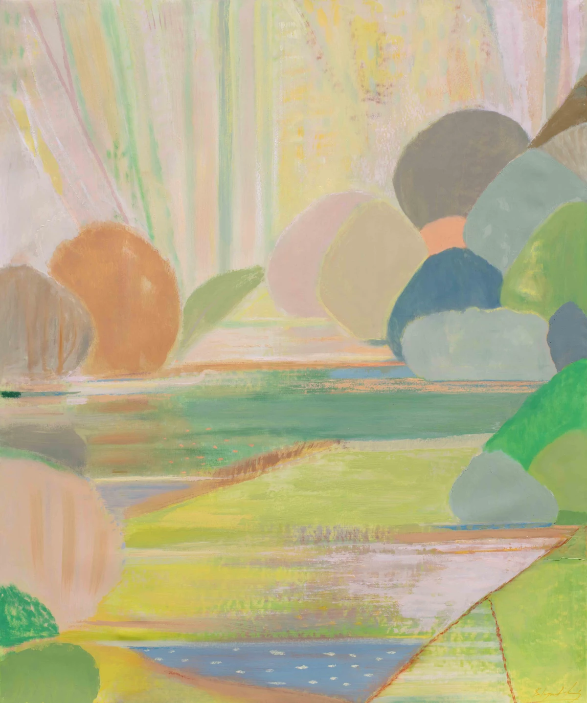 Belynda Henry, Light solstice in green, 2025