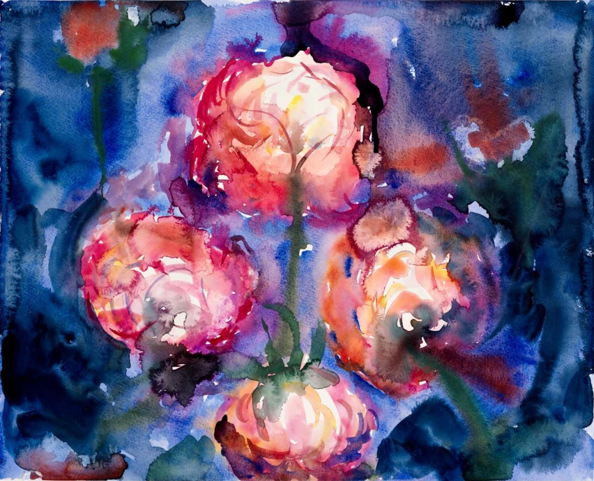 Anselm Kiefer, Orage de roses [Storm of Roses], 2013