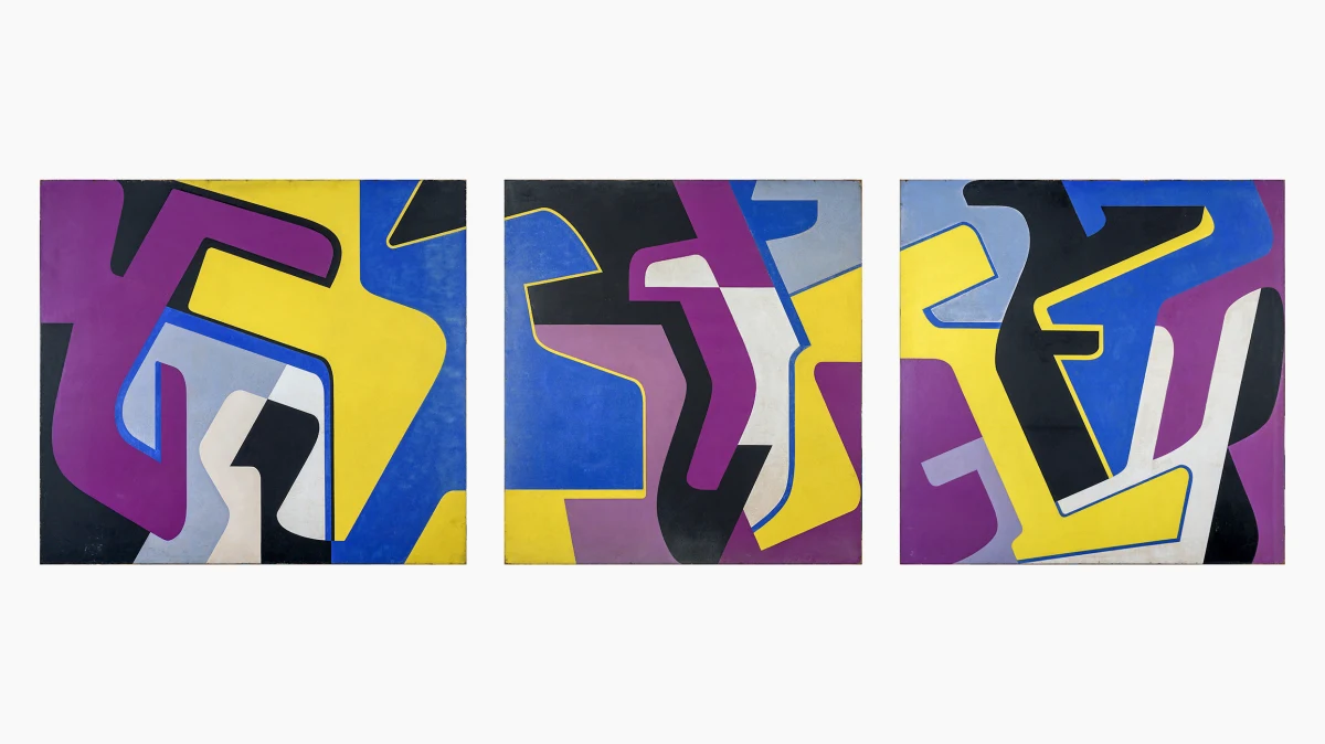 Wifredo Arcay, Triptych, 1952