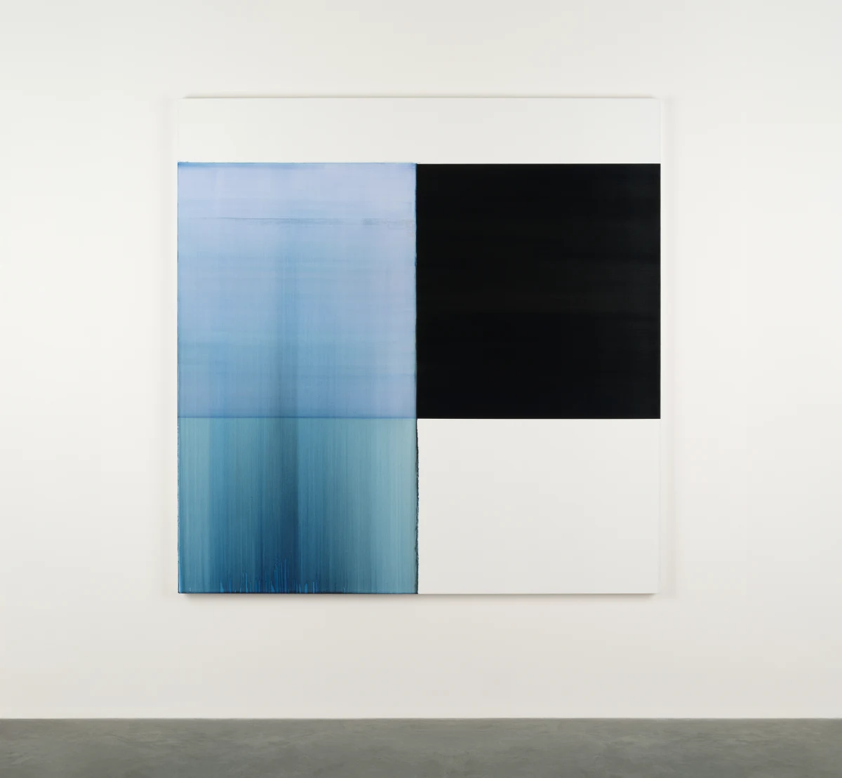 Callum Innes, Exposed Painting Byzantine Red Oxide, 2025