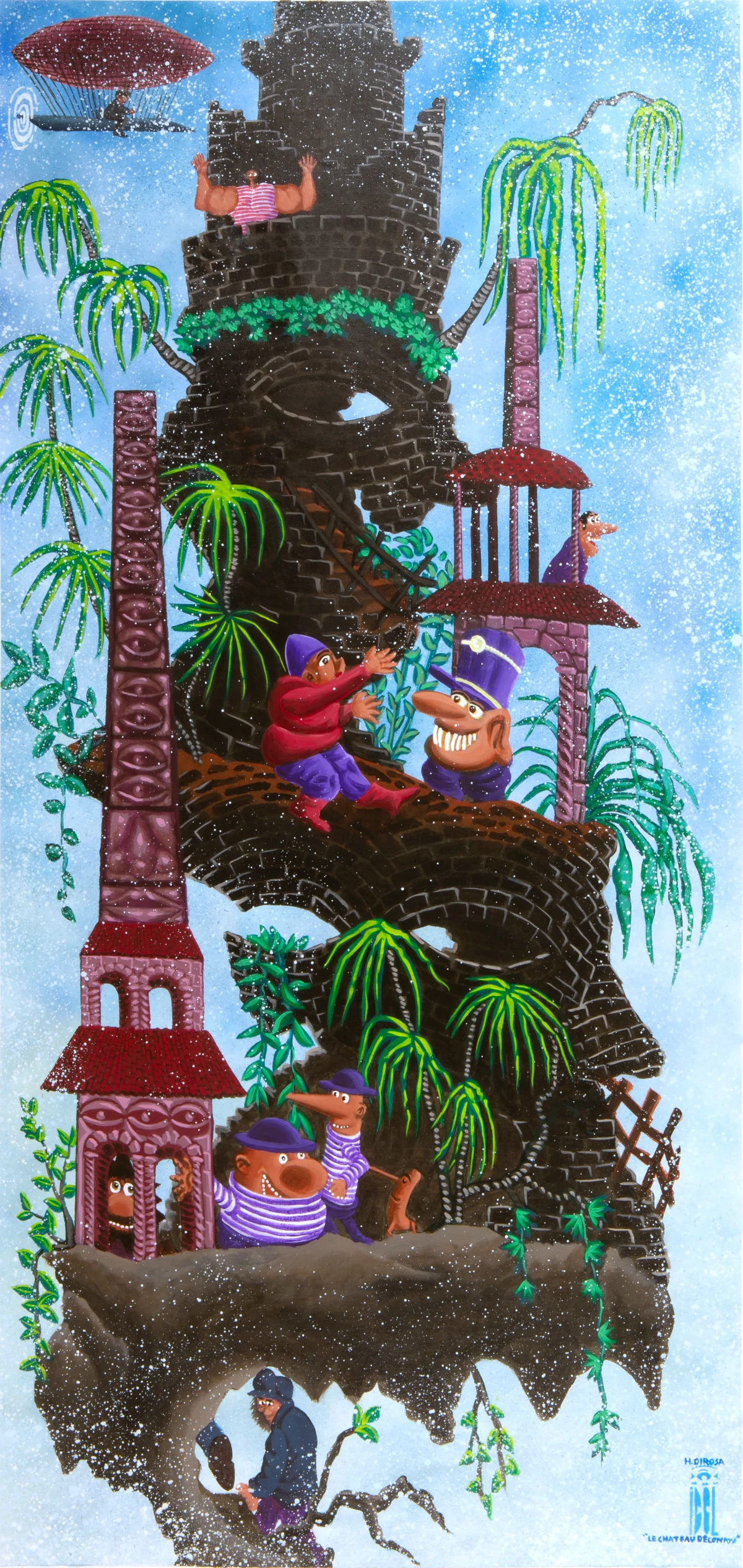 Hervé di Rosa, LE CHÂTEAU DÉCOMPOSÉ, 2025