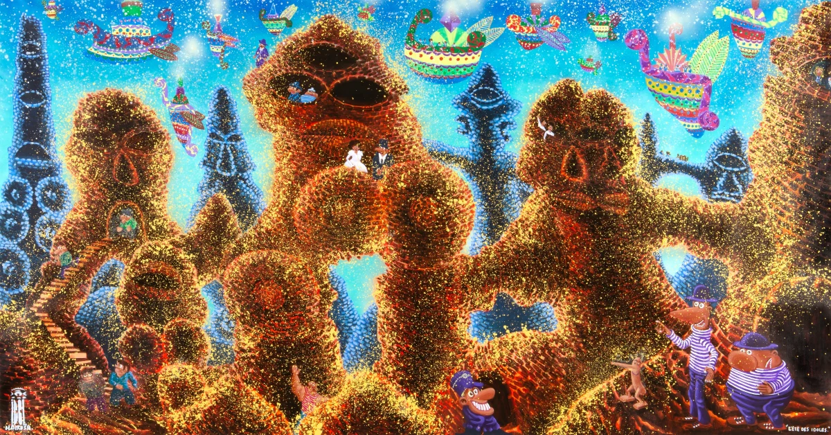 Hervé di Rosa, L'ÉTÉ DES IDOLES, 2025