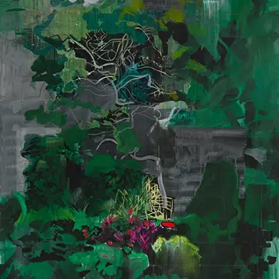 Image from Hurvin Anderson: Repeating Yourself, at Michael Werner