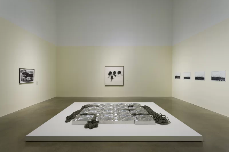 Installation shot from To Improvise A Mountain: Lynette Yiadom-Boakye Curates, @ MK Gallery