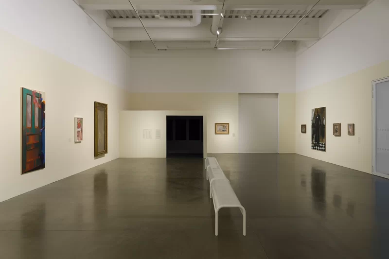 Installation shot from To Improvise A Mountain: Lynette Yiadom-Boakye Curates, @ MK Gallery