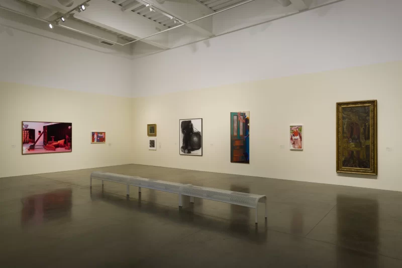 Installation shot from To Improvise A Mountain: Lynette Yiadom-Boakye Curates, @ MK Gallery