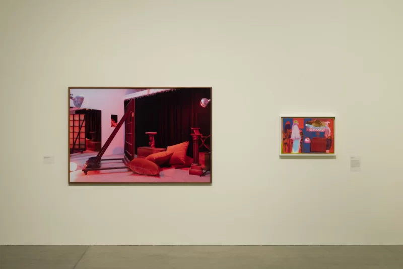 Installation shot from To Improvise A Mountain: Lynette Yiadom-Boakye Curates, @ MK Gallery