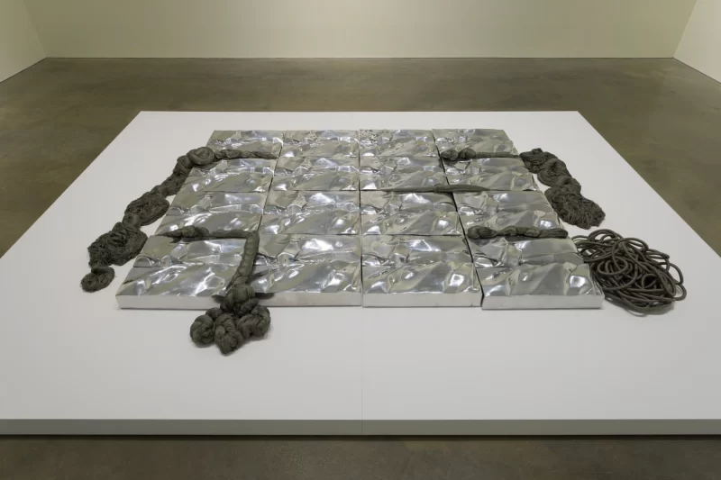 Installation shot from To Improvise A Mountain: Lynette Yiadom-Boakye Curates, @ MK Gallery