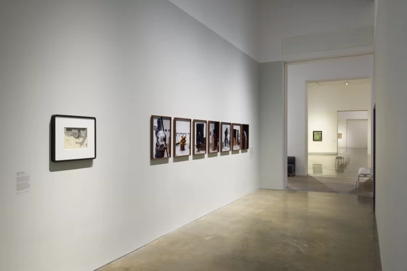 Installation shot from To Improvise A Mountain: Lynette Yiadom-Boakye Curates, @ MK Gallery