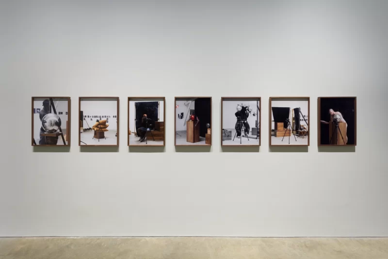 Installation shot from To Improvise A Mountain: Lynette Yiadom-Boakye Curates, @ MK Gallery