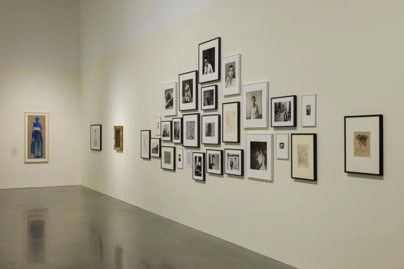 Installation shot from To Improvise A Mountain: Lynette Yiadom-Boakye Curates, @ MK Gallery