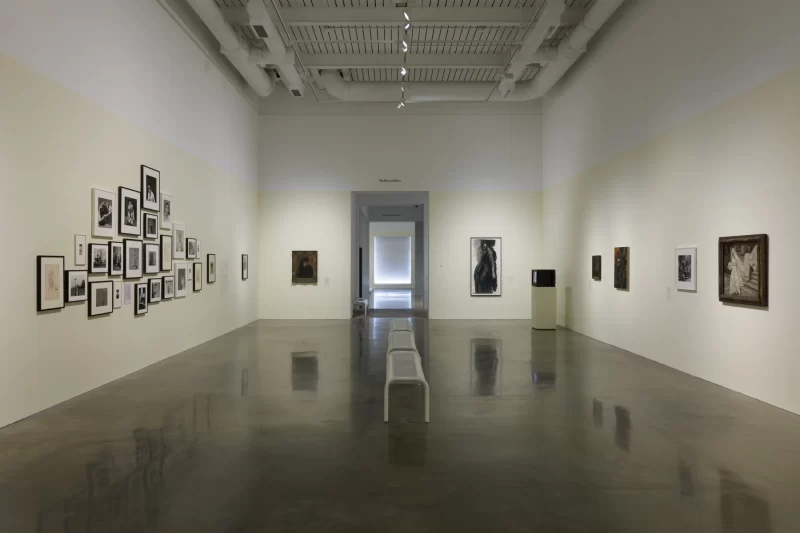 Installation shot from To Improvise A Mountain: Lynette Yiadom-Boakye Curates, @ MK Gallery