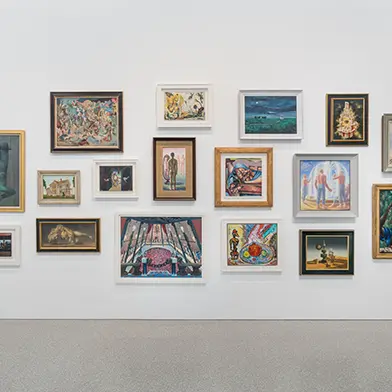 Image from Surreal America, at Michael Rosenfeld Gallery