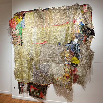 Image from El Anatsui: Go Back and Pick, at October Gallery