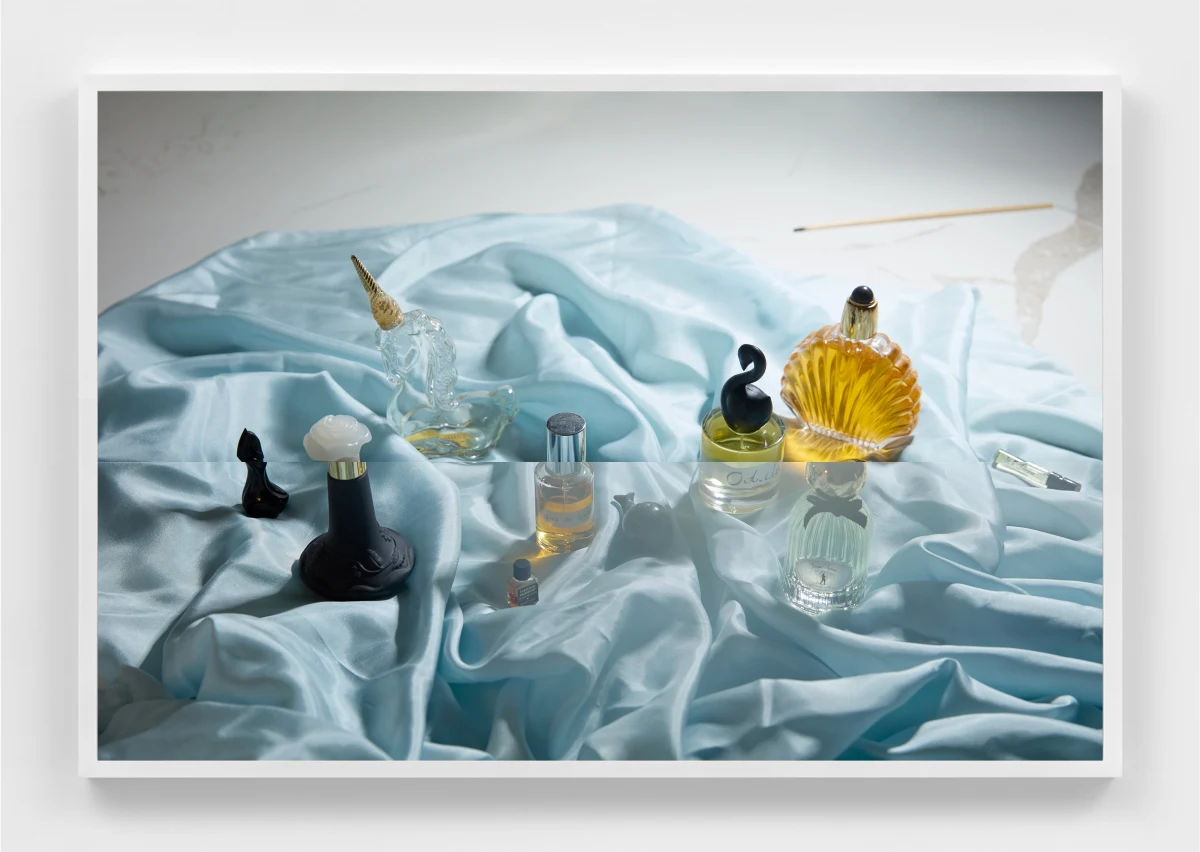 Roe Ethridge, Perfume Bottles c/o Marissa Zappas, 2025
