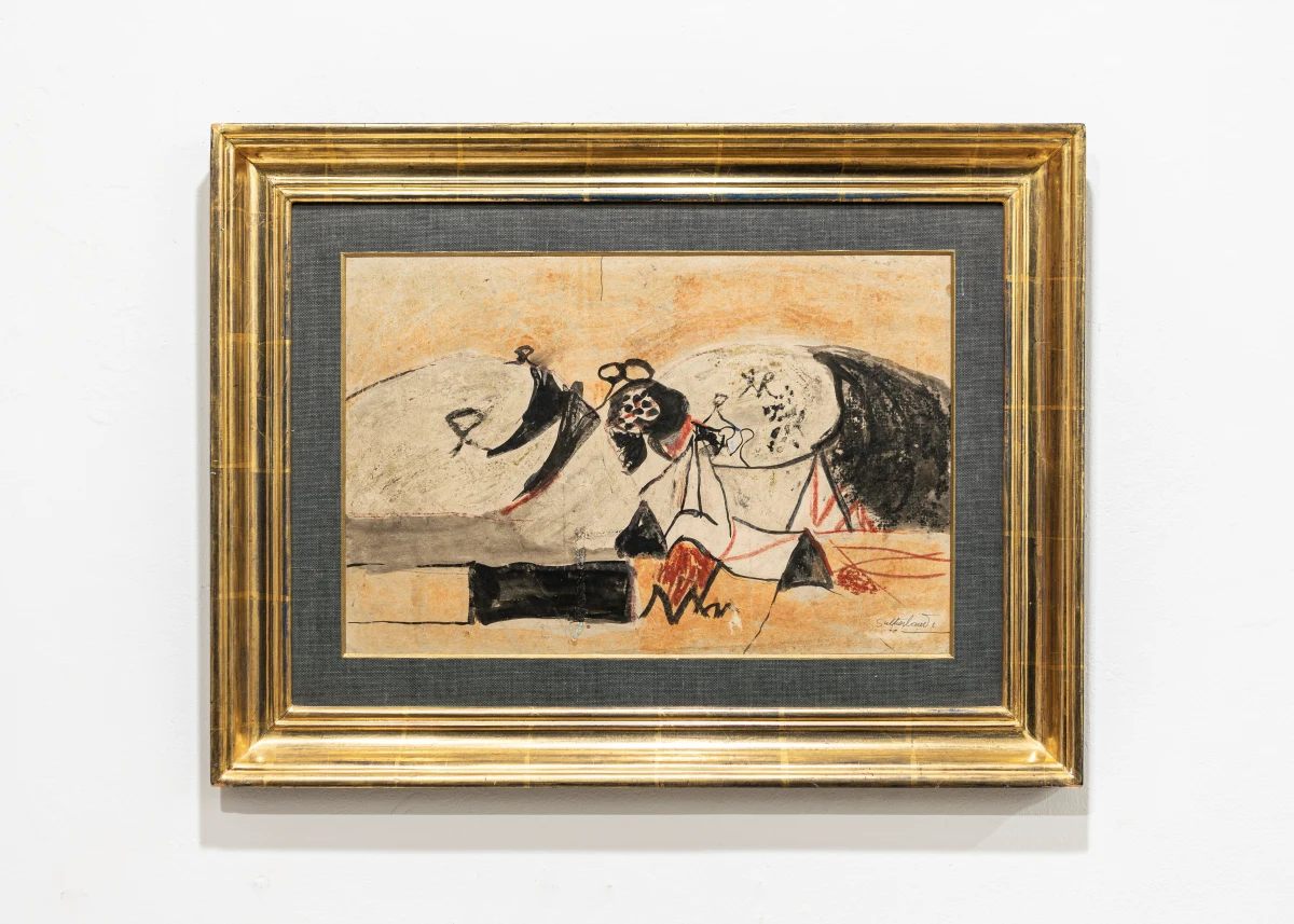 Graham Sutherland OM, Landscape with Pointed Rocks, 1944