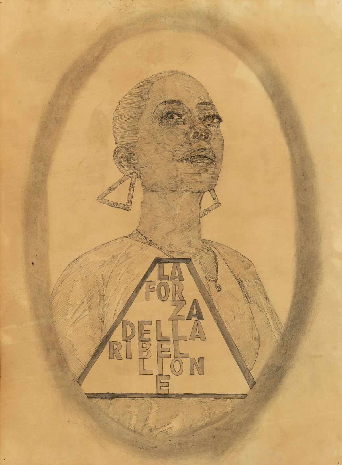 Umar Rashid (Frohawk Two Feathers), Unknown woman. Or, We require one thousand hands for the force of the rebellion, 2025