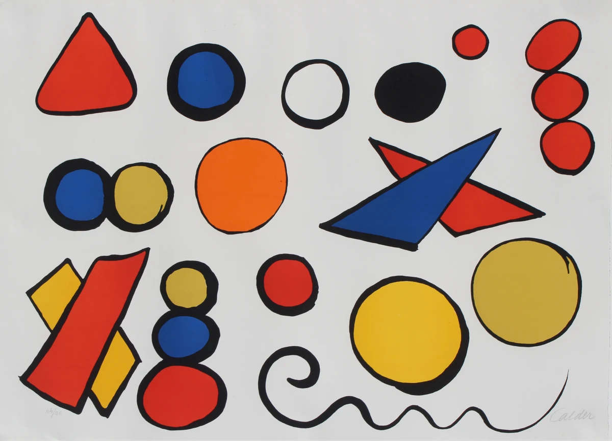 Alexander Calder, Alphabet et Serpent, 1968