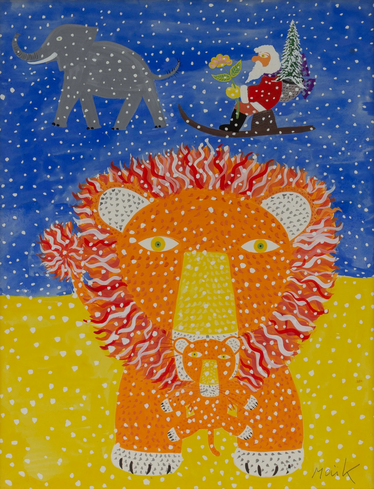 Henri Maïk, Papa Lion et le Pere Noel, 1975