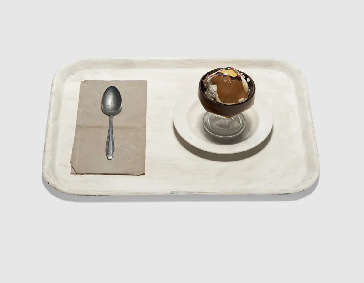 Claes Oldenburg, Ice Cream Sundae on Tray, 1962