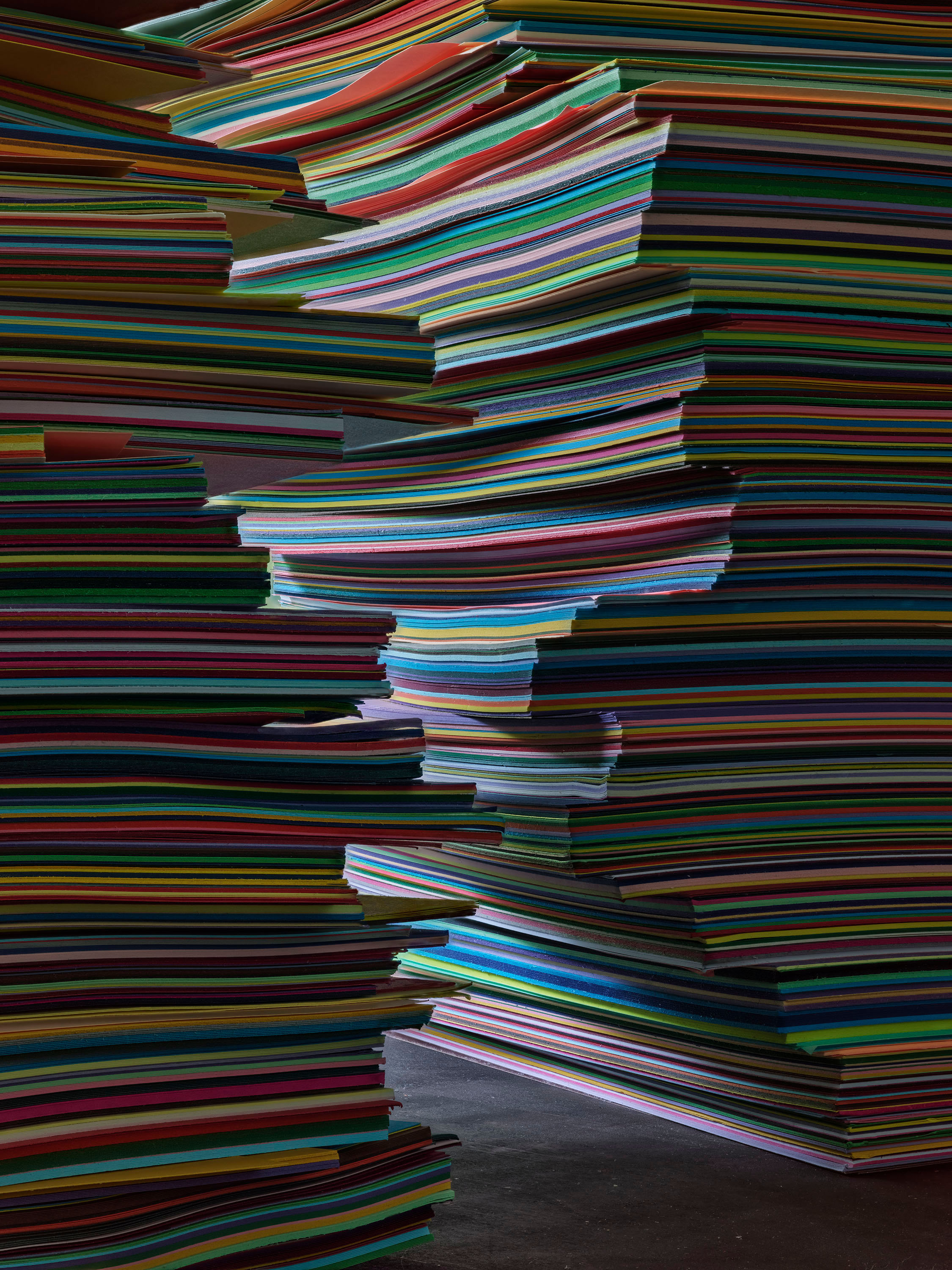 Abelardo Morell, Colored Paper Abstraction #4, 2025