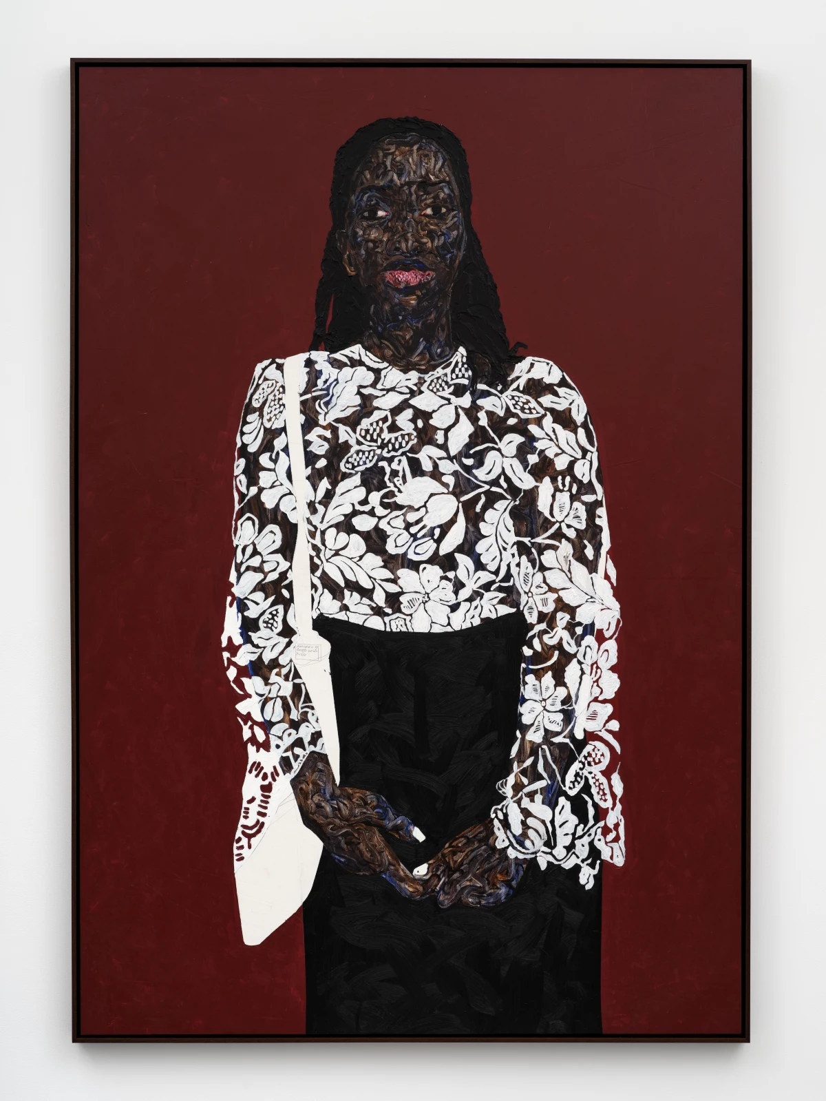 Amoako Boafo, White Tote Bag, 2025