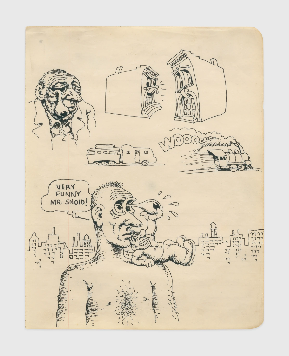 R. Crumb, Very Funny Mr. Snoid, c. 1960-1969