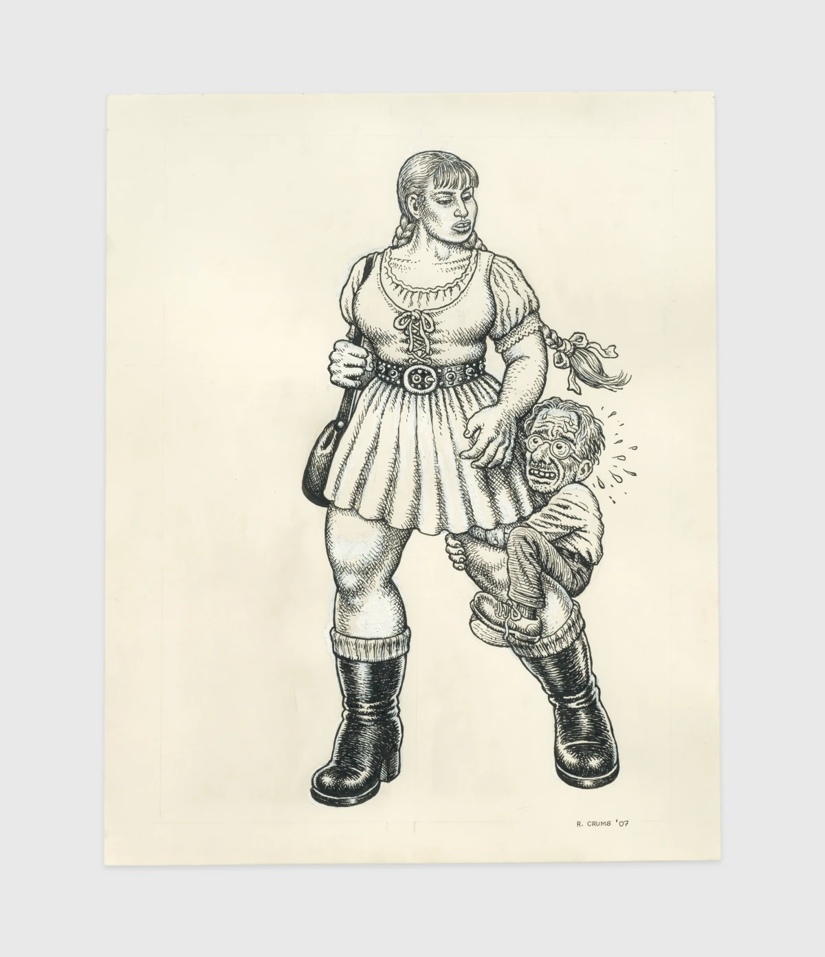 Untitled (Crumb Hanging on Woman's Leg), 2007