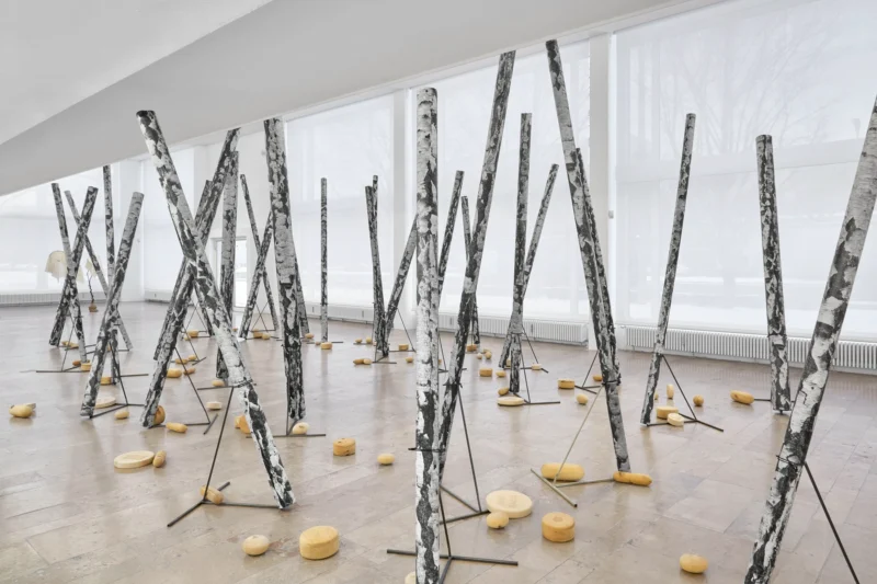 Martin Kippenberger, Jetzt geh ich in den Birkenwald, denn meine Pillen wirken bald, 1991