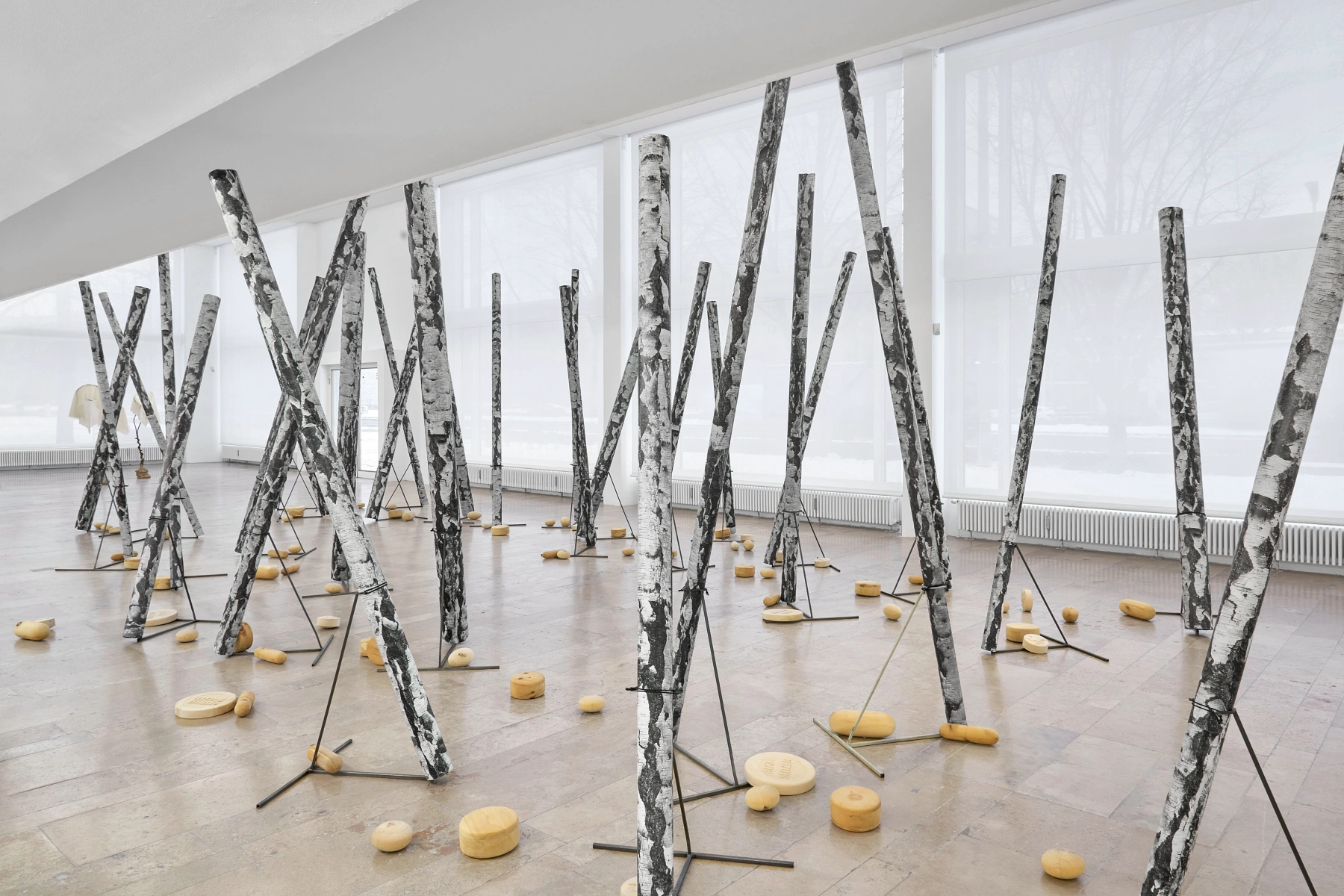 Martin Kippenberger, Jetzt geh ich in den Birkenwald, denn meine Pillen wirken bald, 1991