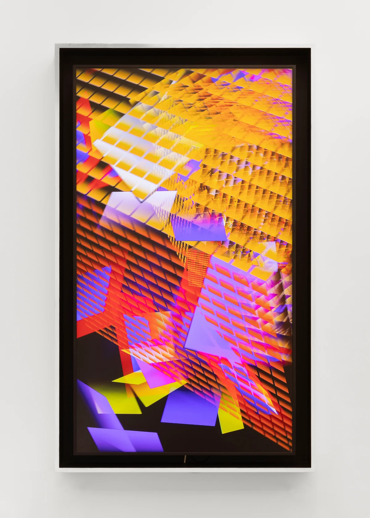 Miguel Chevalier, Grilles Spatiales, 2021