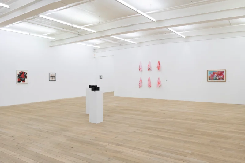 Installation shot from 35 Years of TEXTE ZUR KUNST: There Is No Art Without Criticism, @ Galerie Peter Kilchmann