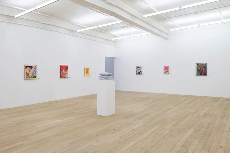 Installation shot from 35 Years of TEXTE ZUR KUNST: There Is No Art Without Criticism, @ Galerie Peter Kilchmann