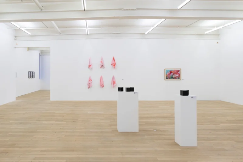 Installation shot from 35 Years of TEXTE ZUR KUNST: There Is No Art Without Criticism, @ Galerie Peter Kilchmann